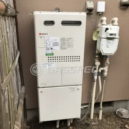 施工後の暖房熱源機（ノーリツ GTH-1644AWX3H-1 BL）