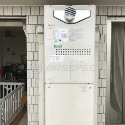 施工後の暖房熱源機（ノーリツ GTH-2444AWX3H-T-1 BL）