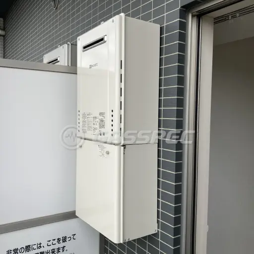 交換後の給湯器（ノーリツ GT-2460SAWX-2 BL）