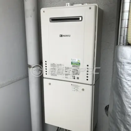 施工後の給湯器（ノーリツ GT-2060SAWX-2 BL）