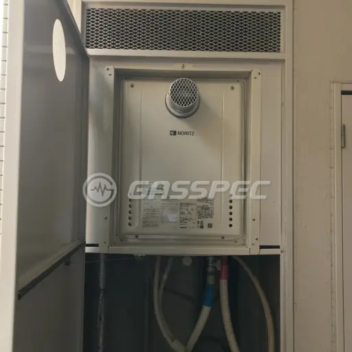 交換後の給湯器（ノーリツ GT-2460SAWX-T-2 BL）