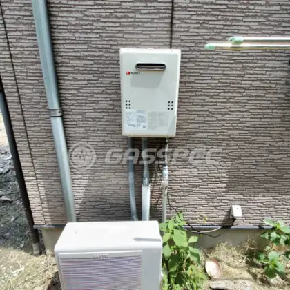 施工後の給湯器（ノーリツ GQ-1639WE-1）