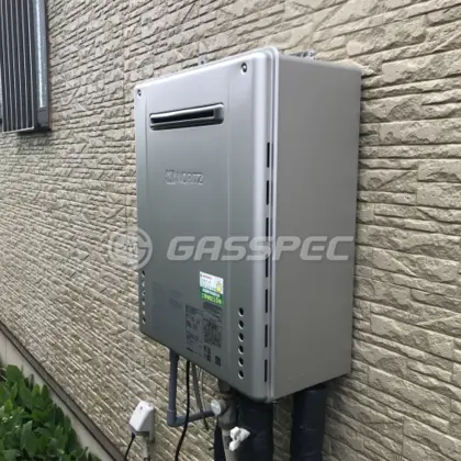 施工後の給湯器（ノーリツ GT-C2462SAWX-2 BL）
