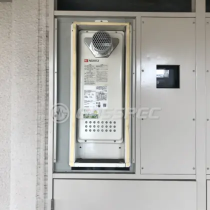 施工後の給湯器（ノーリツ GT-2053SAWX-T-4 BL）