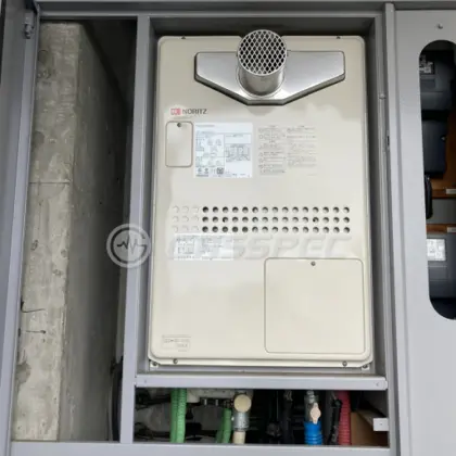 施工後の暖房熱源機（ノーリツ GTH-2444AWX3H-T-1 BL）