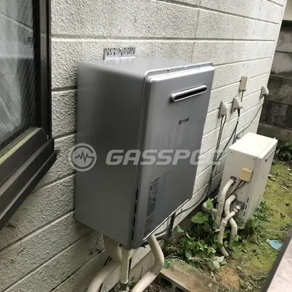 施工後の給湯器（リンナイ RUF-ME2406AW）