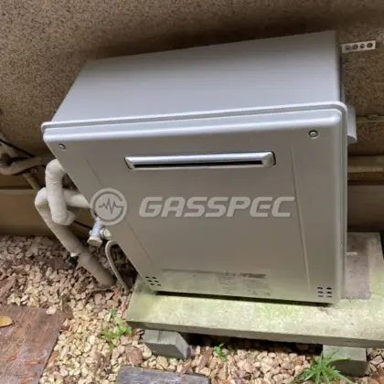 施工後の給湯器（ノーリツ GT-C2462ARX-2 BL）