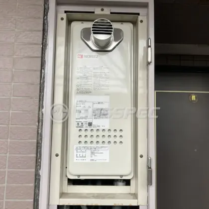 施工後の給湯器（ノーリツ GQ-1628AWX-T-DX BL）