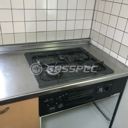 施工前のビルトインガスコンロ（DG3067NQU）