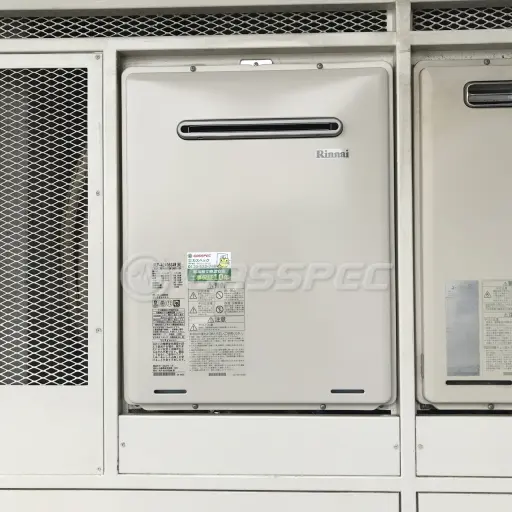 交換後の給湯器（リンナイ RUF-A2405SAW(B)）