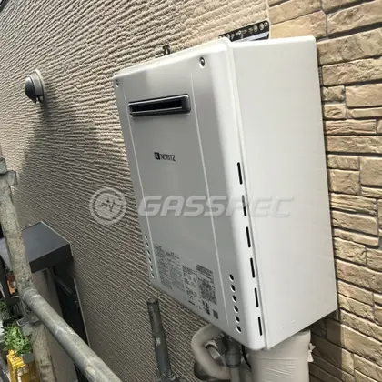 施工後の給湯器（ノーリツ GT-2460SAWX-2 BL）