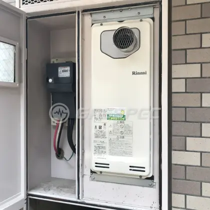 施工後の給湯器（リンナイ RUF-SA1615SAT-L-80）