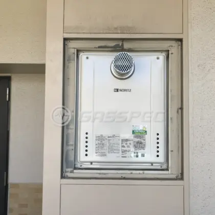 施工後の給湯器（ノーリツ GT-2460SAWX-T-2 BL）