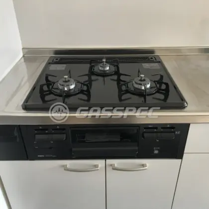 施工後のビルトインガスコンロ（ノーリツ N3GT2RVQ1）