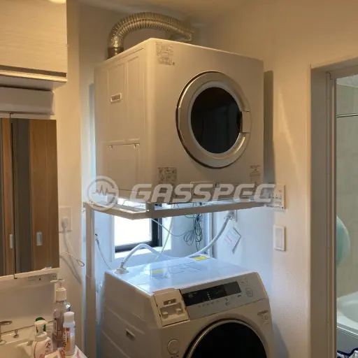 設置後の乾太くん（リンナイ RDT-80）