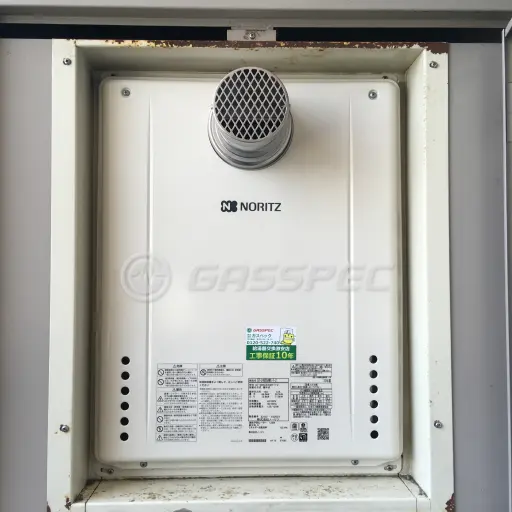 交換後の給湯器（ノーリツ GT-2460SAWX-T-2 BL）