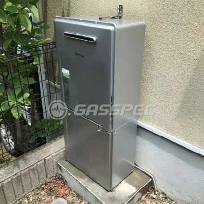 施工後の給湯器（リンナイ RUF-ME2406AW）