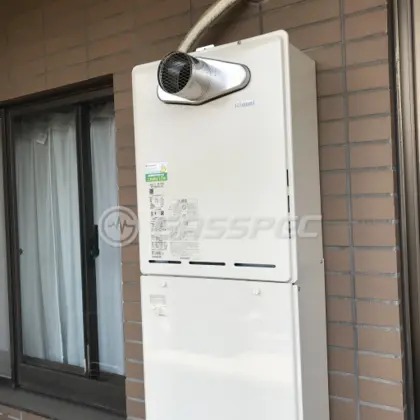 施工後の給湯器（リンナイ RUF-A2405SAT-L(B)）