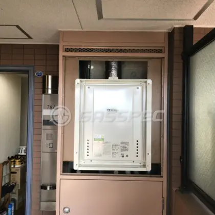 施工後の給湯器（ノーリツ GT-2460AWX-H-2 BL）
