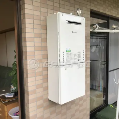 施工後の給湯器（ノーリツ GT-2460SAWX-2 BL）