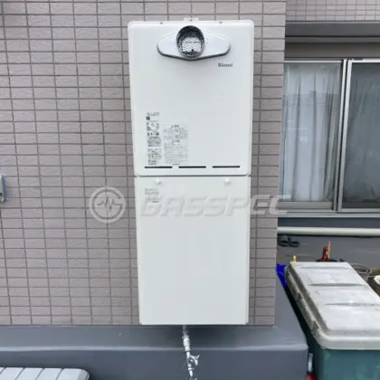 施工後の給湯器（リンナイ RUF-A2405SAT-L(B)）