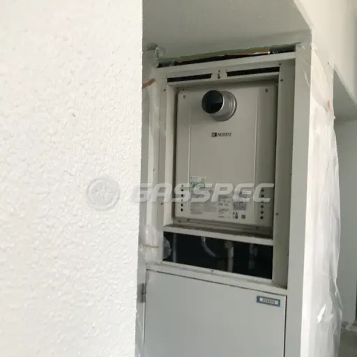 交換後の給湯器（ノーリツ GT-2460SAWX-T-2 BL）