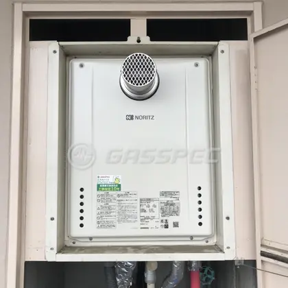 施工後の給湯器（ノーリツ GT-2460SAWX-T-2 BL）