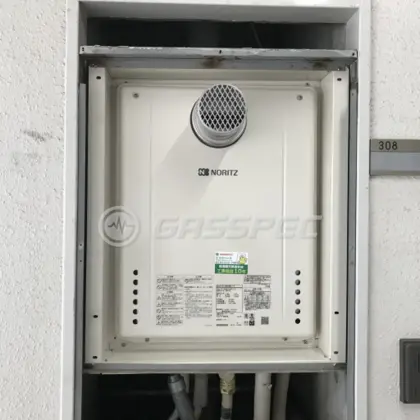 施工後の給湯器（ノーリツ GT-2060SAWX-T-2 BL）