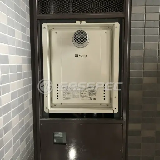 交換後の給湯器（ノーリツ GT-2460SAWX-T-2 BL）