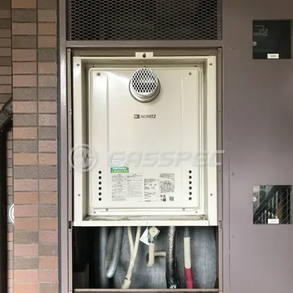 施工後の給湯器（ノーリツ GT-2460SAWX-T-2 BL）