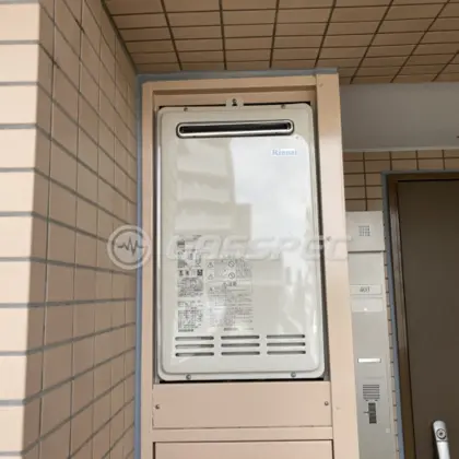 施工後の給湯器（リンナイ RUF-VK2400SAW(B)）