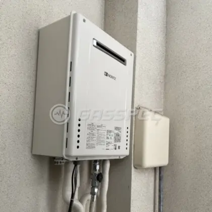 施工後の給湯器（ノーリツ GT-2460AWX-2 BL）