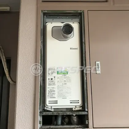 施工後の給湯器（リンナイ RUF-SA1615SAT-L-80）