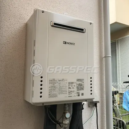 施工後の給湯器（ノーリツ GT-2460SAWX-2 BL）
