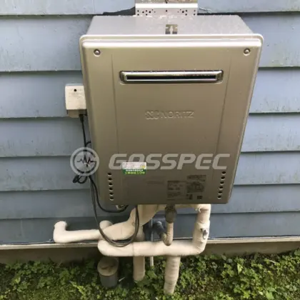 施工後の給湯器（ノーリツ GT-C2462AWX-2 BL）