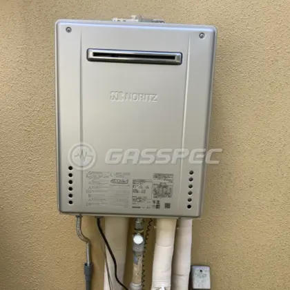 施工後の給湯器（ノーリツ GT-C2462SAWX-2 BL）
