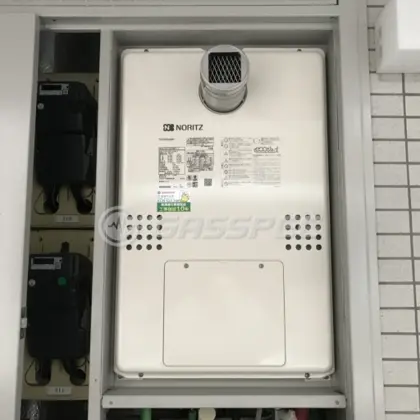 施工後の暖房熱源機（ノーリツ GTH-C2461AW6H-T-1 BL）