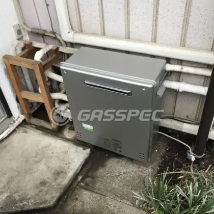 施工後の給湯器（ノーリツ GT-C2462ARX-2 BL）