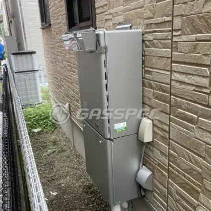 施工後の給湯器（ノーリツ GT-C2462SAWX-2 BL）