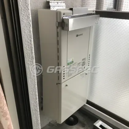 施工後の給湯器（ノーリツ GT-1660SAWX-2 BL）