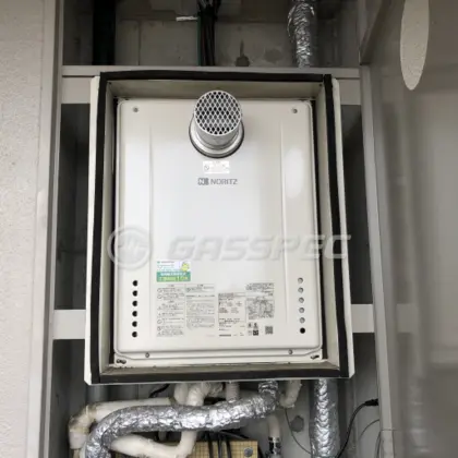 施工後の給湯器（ノーリツ GT-2060SAWX-T-2 BL）