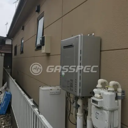 施工後の給湯器（ノーリツ GT-C2462SAWX-2 BL）