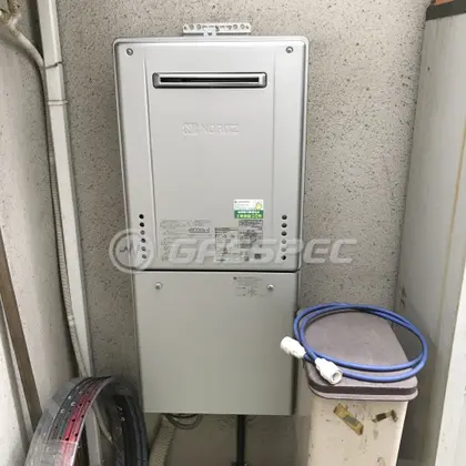 施工後の給湯器（ノーリツ GT-C2462SAWX-2 BL）