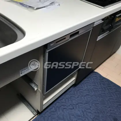 施工後のビルトイン食洗機（リンナイ RSW-404LP）