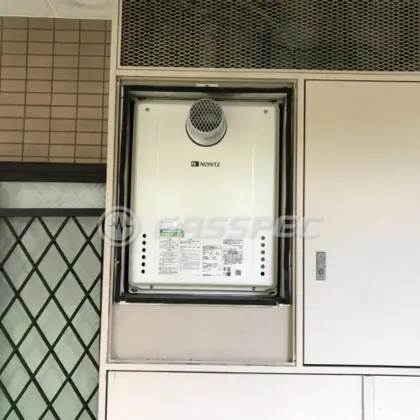 施工後の給湯器（ノーリツ GT-2060SAWX-T-2 BL）
