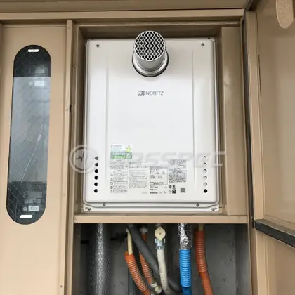 施工後の給湯器（ノーリツ GT-2060SAWX-T-2 BL）