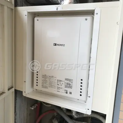 施工後の給湯器（ノーリツ GT-2060SAWX-H-2 BL）