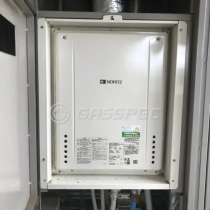 施工後の給湯器（ノーリツ GT-2460AWX-H-2 BL）