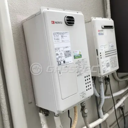 施工後の暖房熱源機（ノーリツ GH-1210W6H BL）