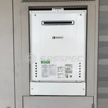 施工後の給湯器（ノーリツ GT-1660SAWX-2 BL）
